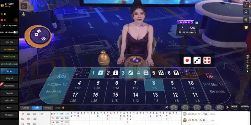 Hội viên Kubet11 trải nghiệm Sicbo với đa dạng hình thức kèo. 