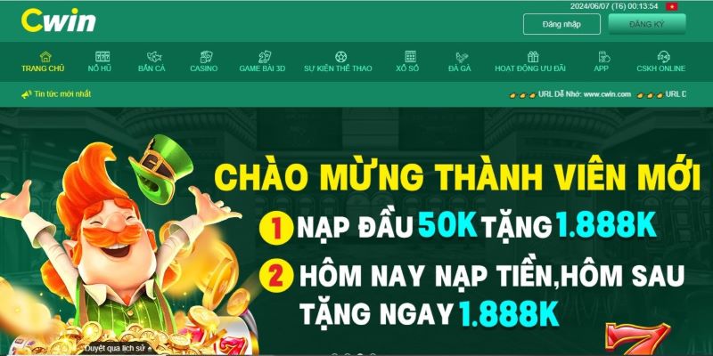 Có nhiều cách để người chơi nạp tiền Cwin